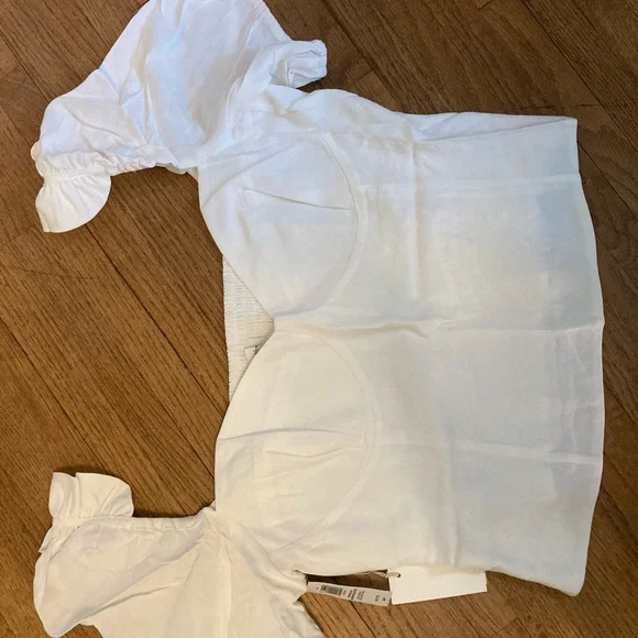 Wilfred White Novella Shortsleeve Blouse - Picture 4 of 6